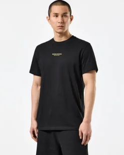 Millergrove T-Shirt Black/Peridot Green