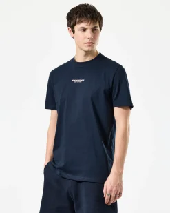 Millergrove T-Shirt Navy/Pale Blush Pink