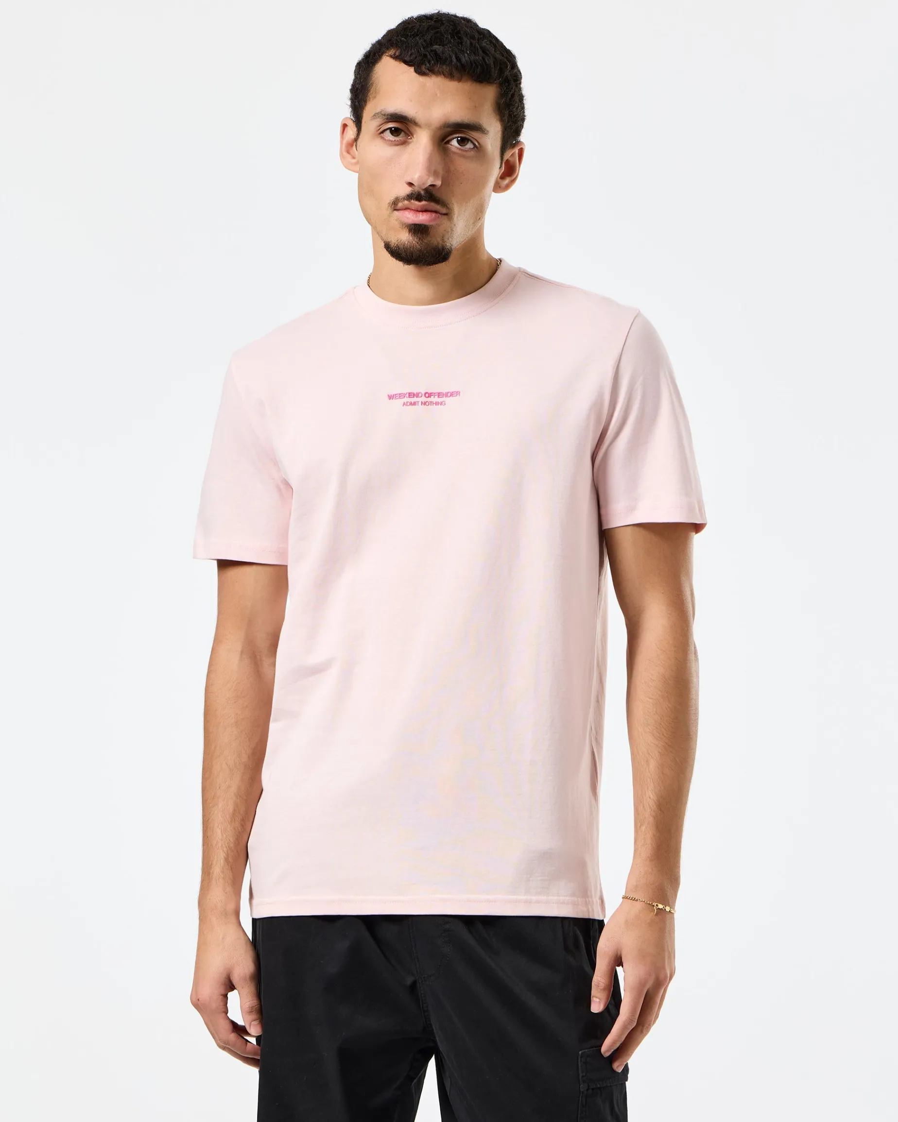 Millergrove T-Shirt Pale Blush Pink/Candy Pink