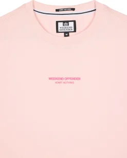 Millergrove T-Shirt Pale Blush Pink/Candy Pink