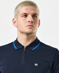 Monti Polo Shirt Navy/Bluebell