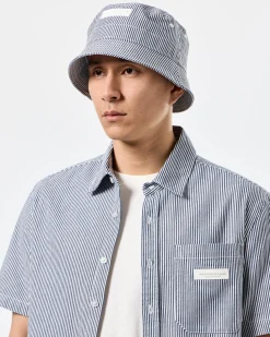 Navas Bucket Hat Ticking Stripe
