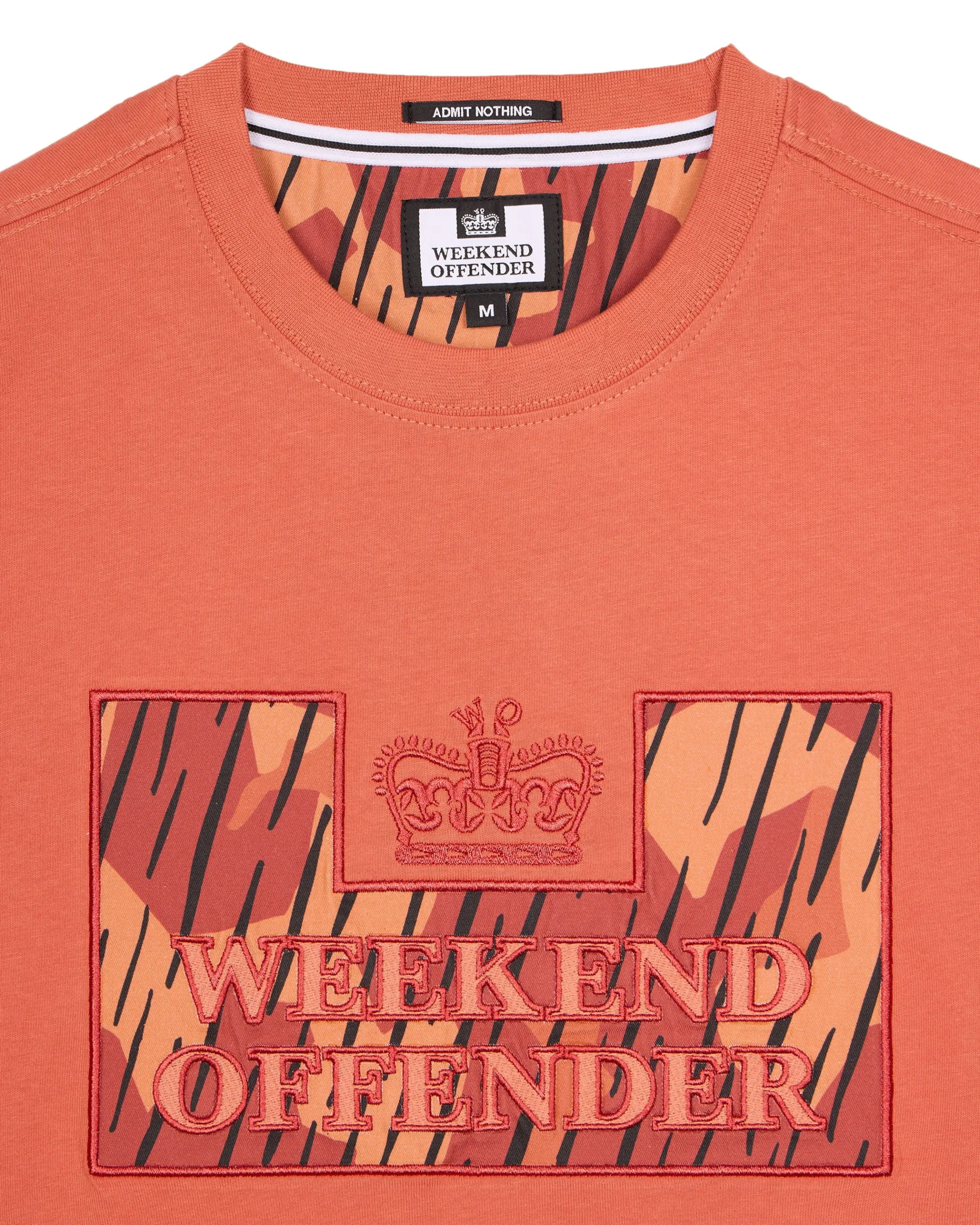 Noda Camo T-Shirt Uluru Orange Rain Camo