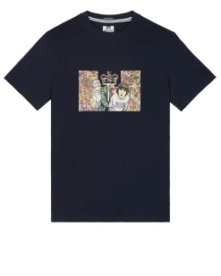 Number 5 Graphic T-Shirt Navy
