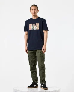 Number 5 Graphic T-Shirt Navy