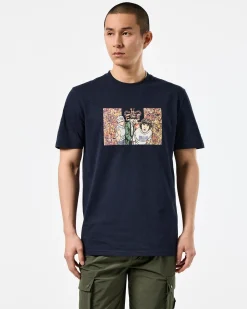 Number 5 Graphic T-Shirt Navy