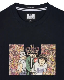 Number 5 Graphic T-Shirt Navy