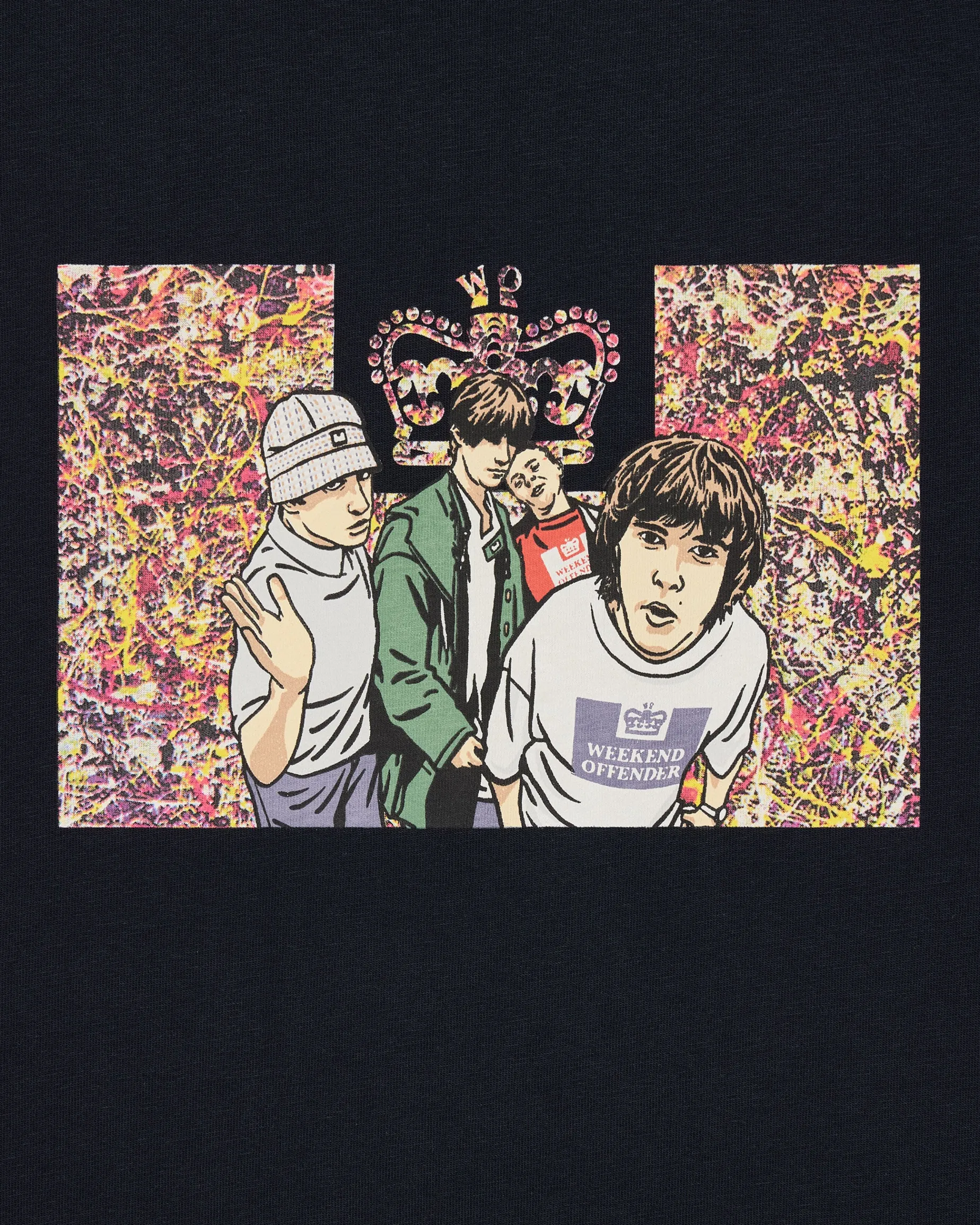Number 5 Graphic T-Shirt Navy