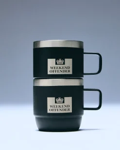 Outdoor Stackable Mug Black