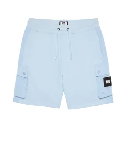 Pink Sands Jogger Shorts Ocean Wave Blue