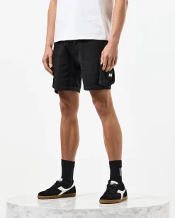 Pink Sands Jogger Shorts Black