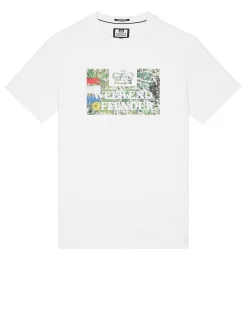 Plus Size - Badman Graphic T-Shirt White