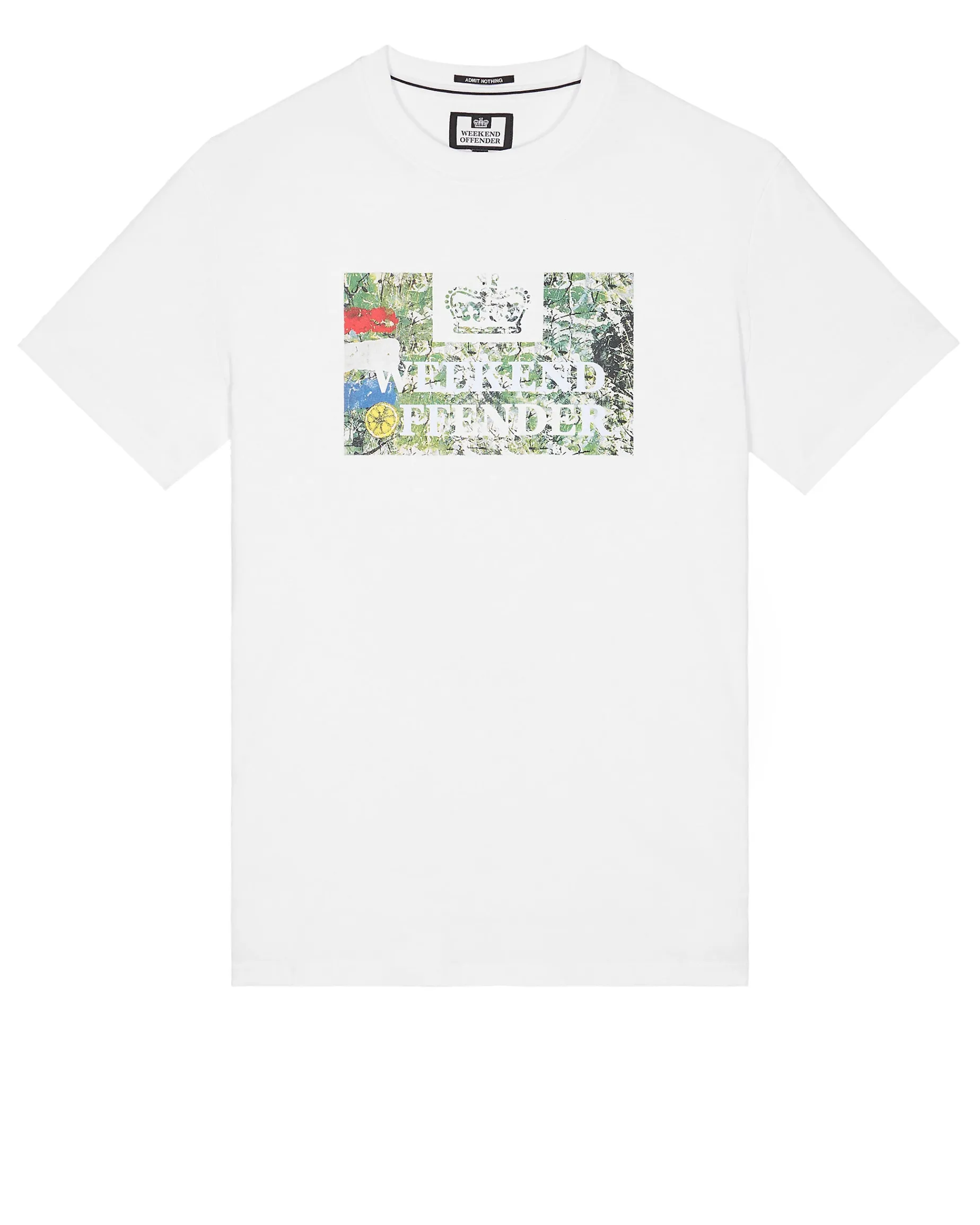 Plus Size - Badman Graphic T-Shirt White