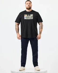 Plus Size - Badman Graphic T-Shirt Black