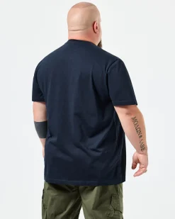 Plus Size - Badman Graphic T-Shirt Navy