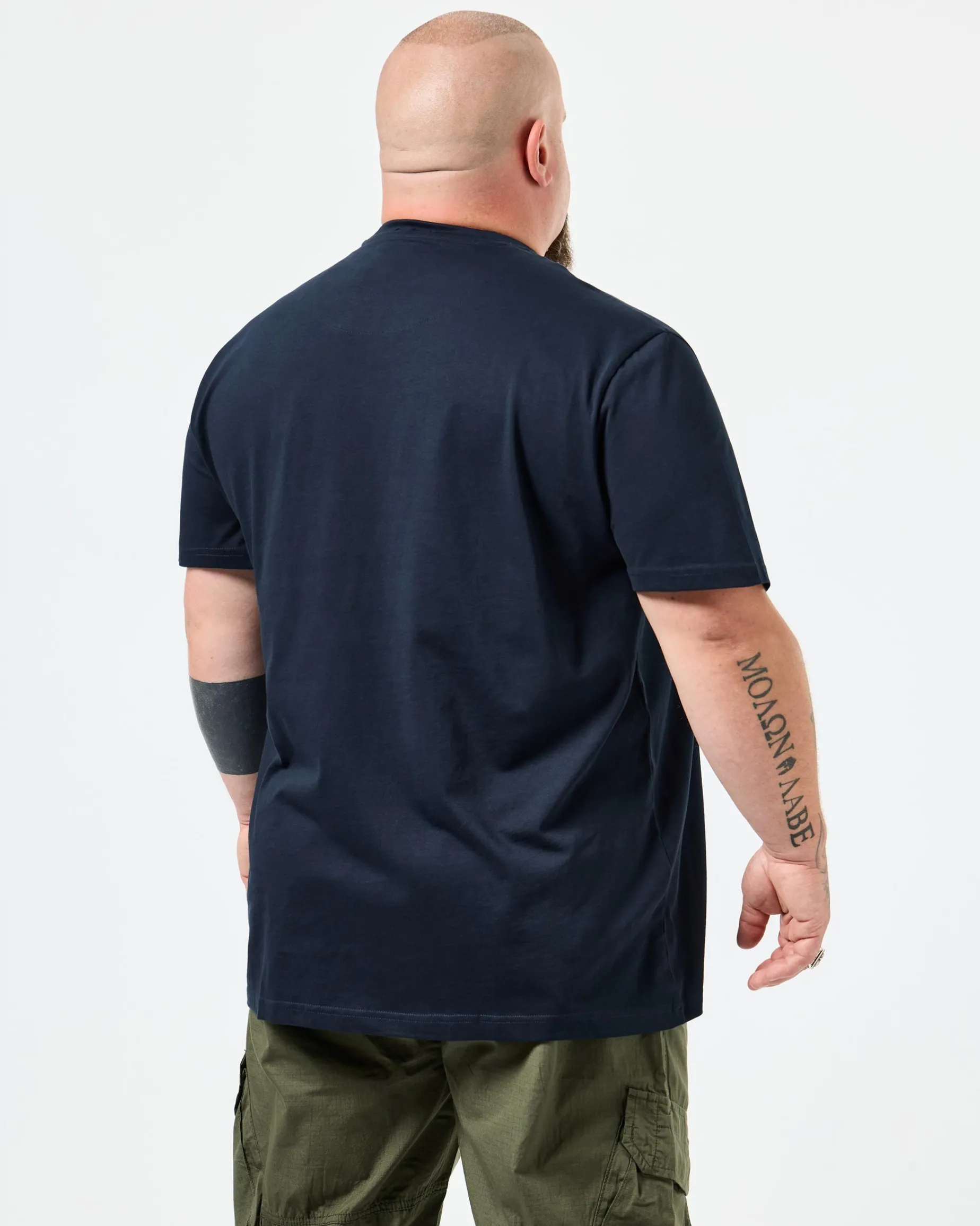 Plus Size - Badman Graphic T-Shirt Navy