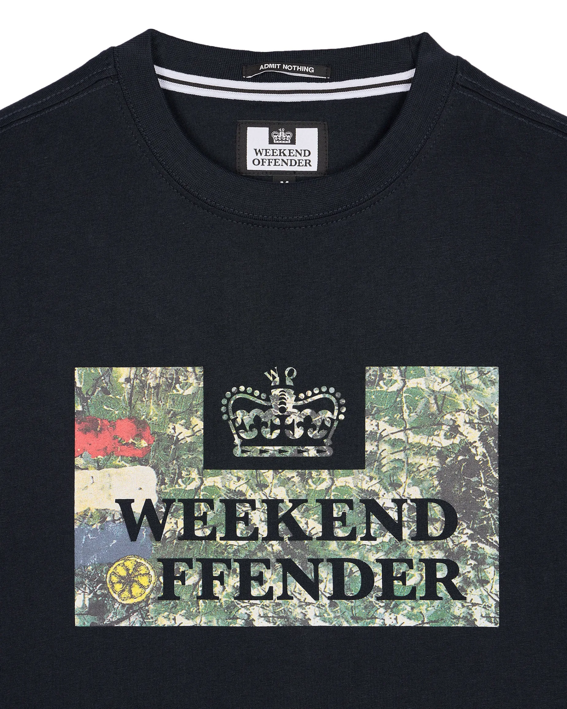 Plus Size - Badman Graphic T-Shirt Navy