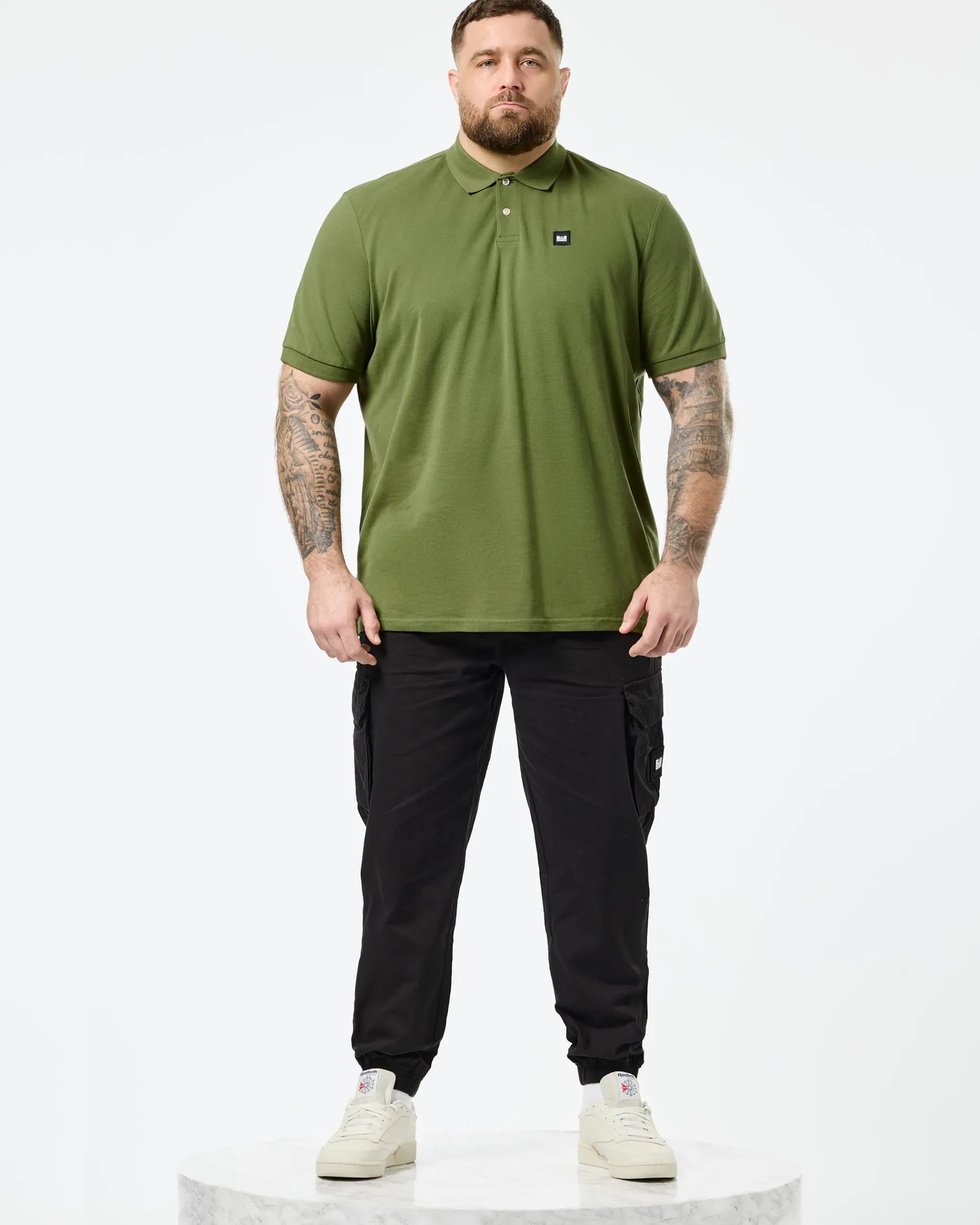 Plus Size - Caneiros Polo Shirt Sapling Green