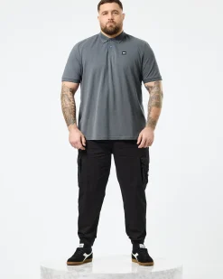 Plus Size - Caneiros Polo Shirt Zinc