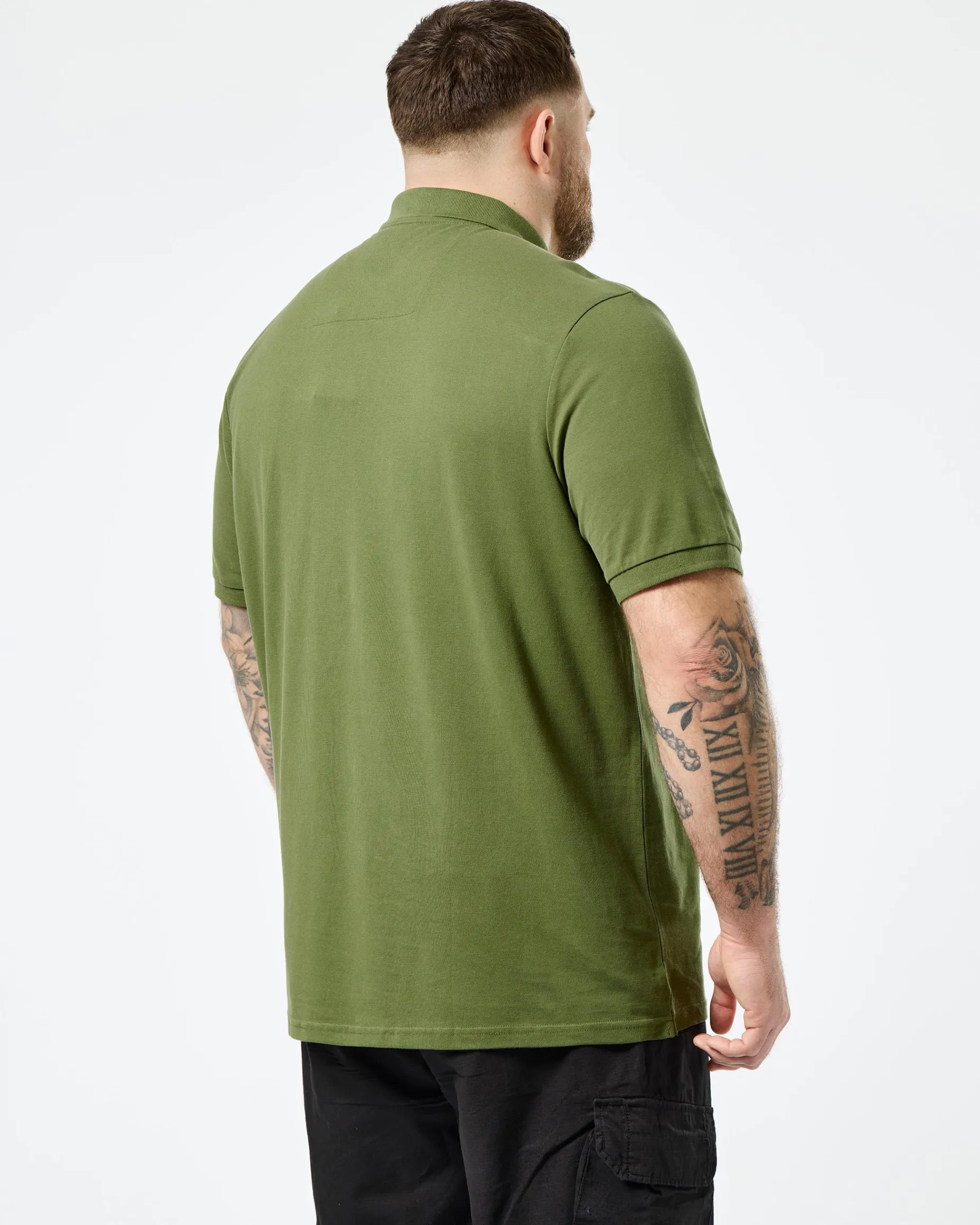 Plus Size - Caneiros Polo Shirt Sapling Green