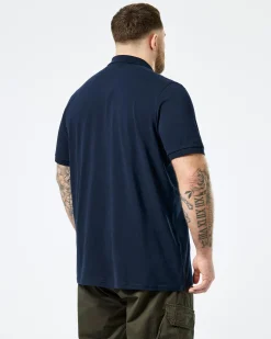 Plus Size - Caneiros Polo Shirt Navy