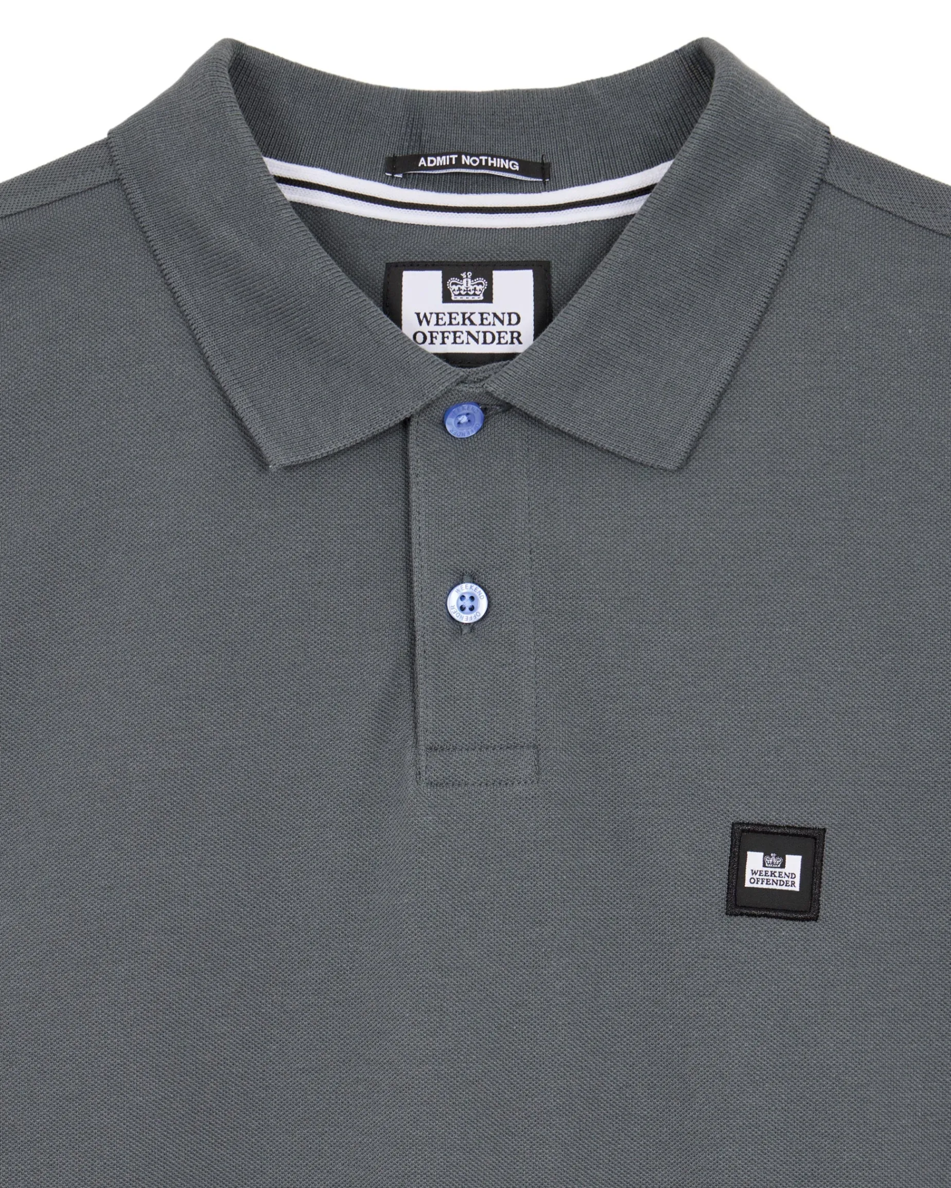 Plus Size - Caneiros Polo Shirt Zinc