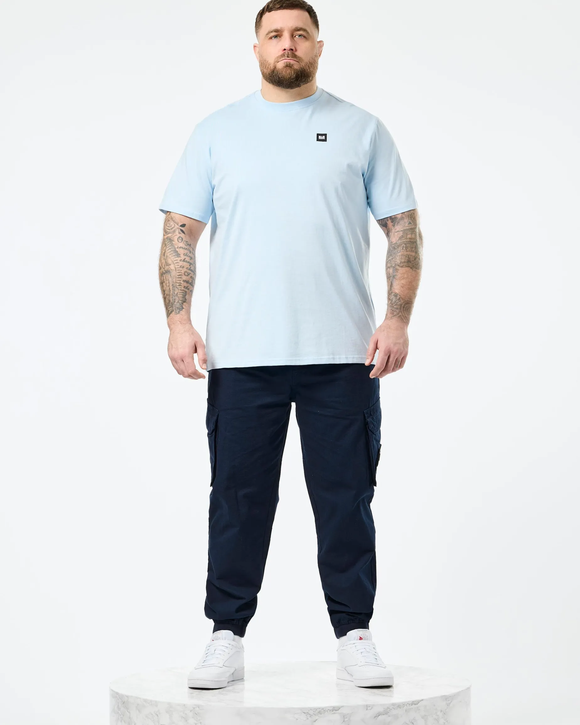 Plus Size - Cannon Beach T-Shirt Ocean Wave Blue