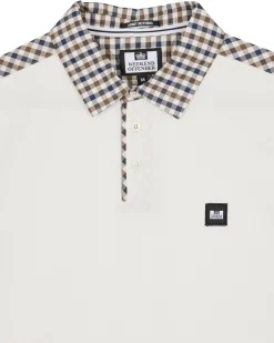 Plus Size - Costa Polo Shirt Ghost/Mid House Check