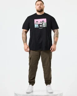 Plus Size - Diego Graphic T-Shirt Black