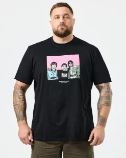 Plus Size - Diego Graphic T-Shirt Black