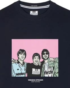 Plus Size - Diego Graphic T-Shirt Navy
