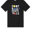 Plus Size - Football + Festivals Graphic T-Shirt Black