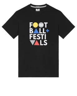 Plus Size - Football + Festivals Graphic T-Shirt Black