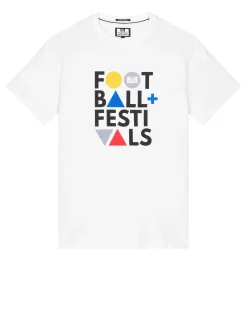 Plus Size - Football + Festivals Graphic T-Shirt White