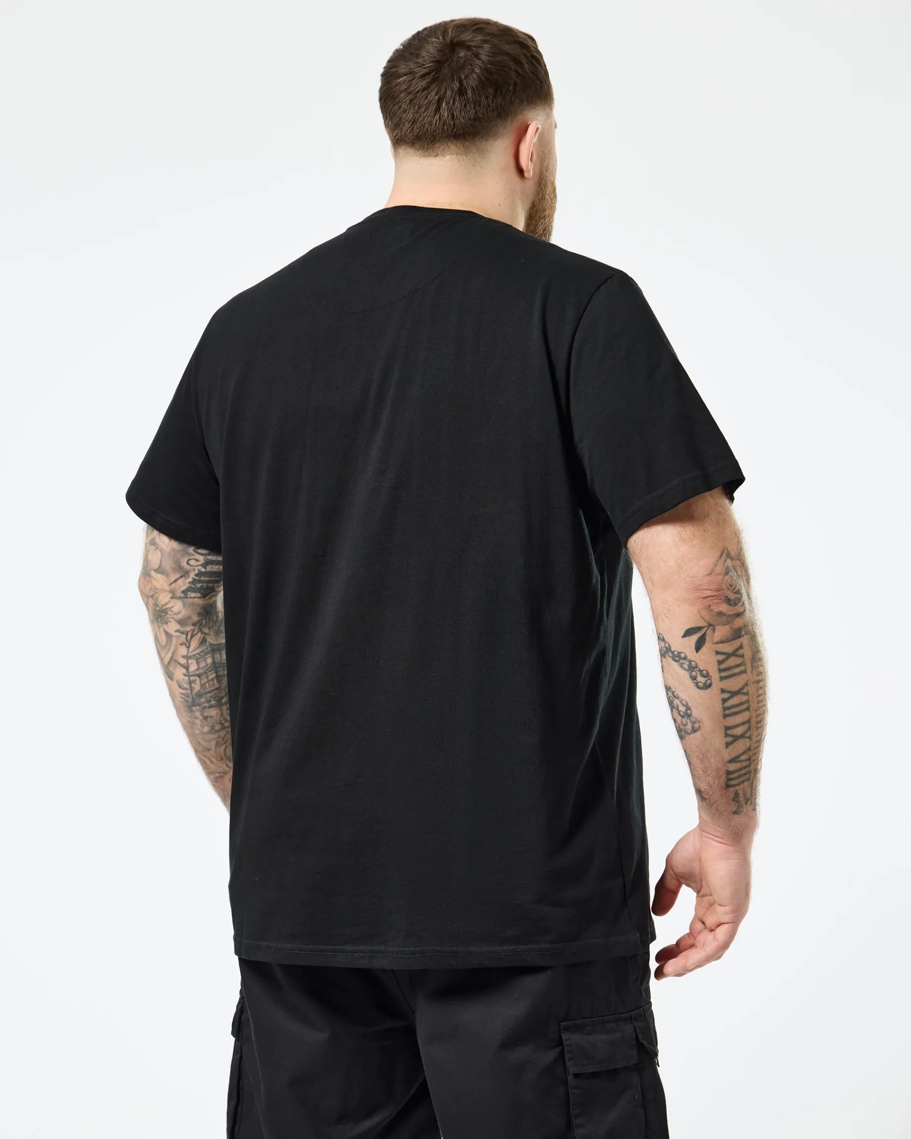 Plus Size - Football + Festivals Graphic T-Shirt Black