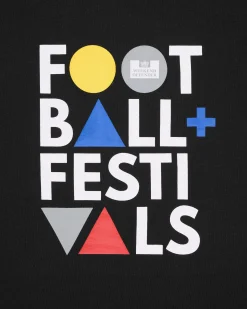 Plus Size - Football + Festivals Graphic T-Shirt Black