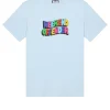 Plus Size - Hallelujah Graphic T-Shirt Ocean Wave Blue