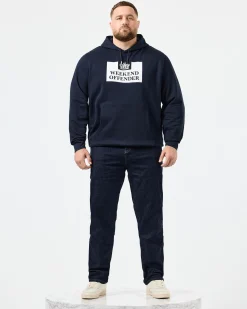 Plus Size - HM Service Classic Hoodie Navy