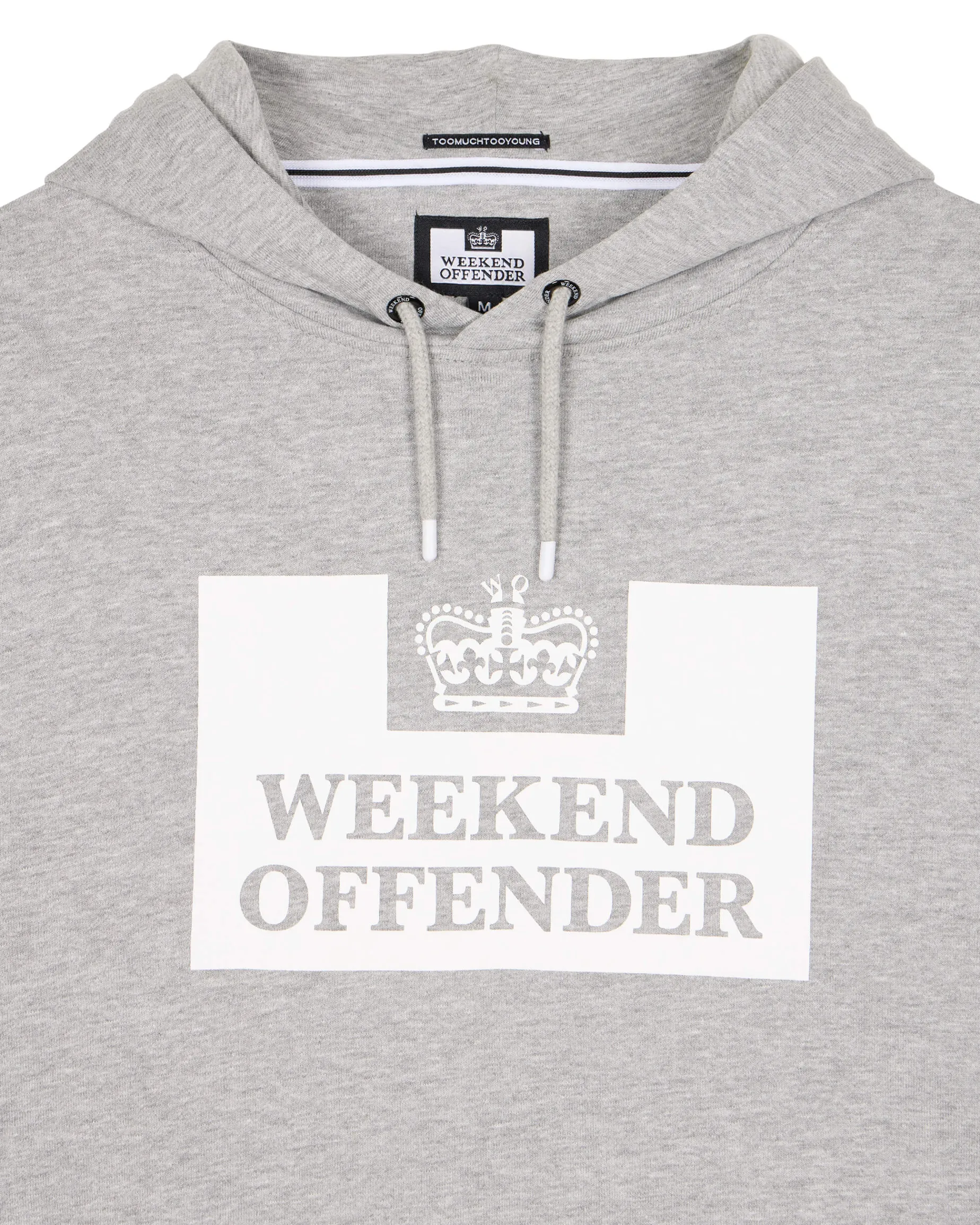 Plus Size - HM Service Classic Hoodie Grey Marl