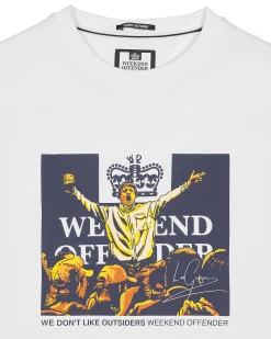 Plus Size - Leo Gregory Graphic T-Shirt White