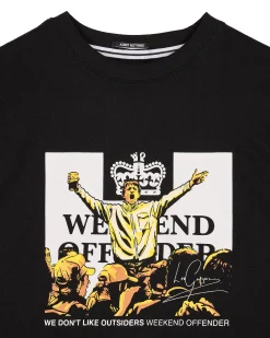 Plus Size - Leo Gregory Graphic T-Shirt Black