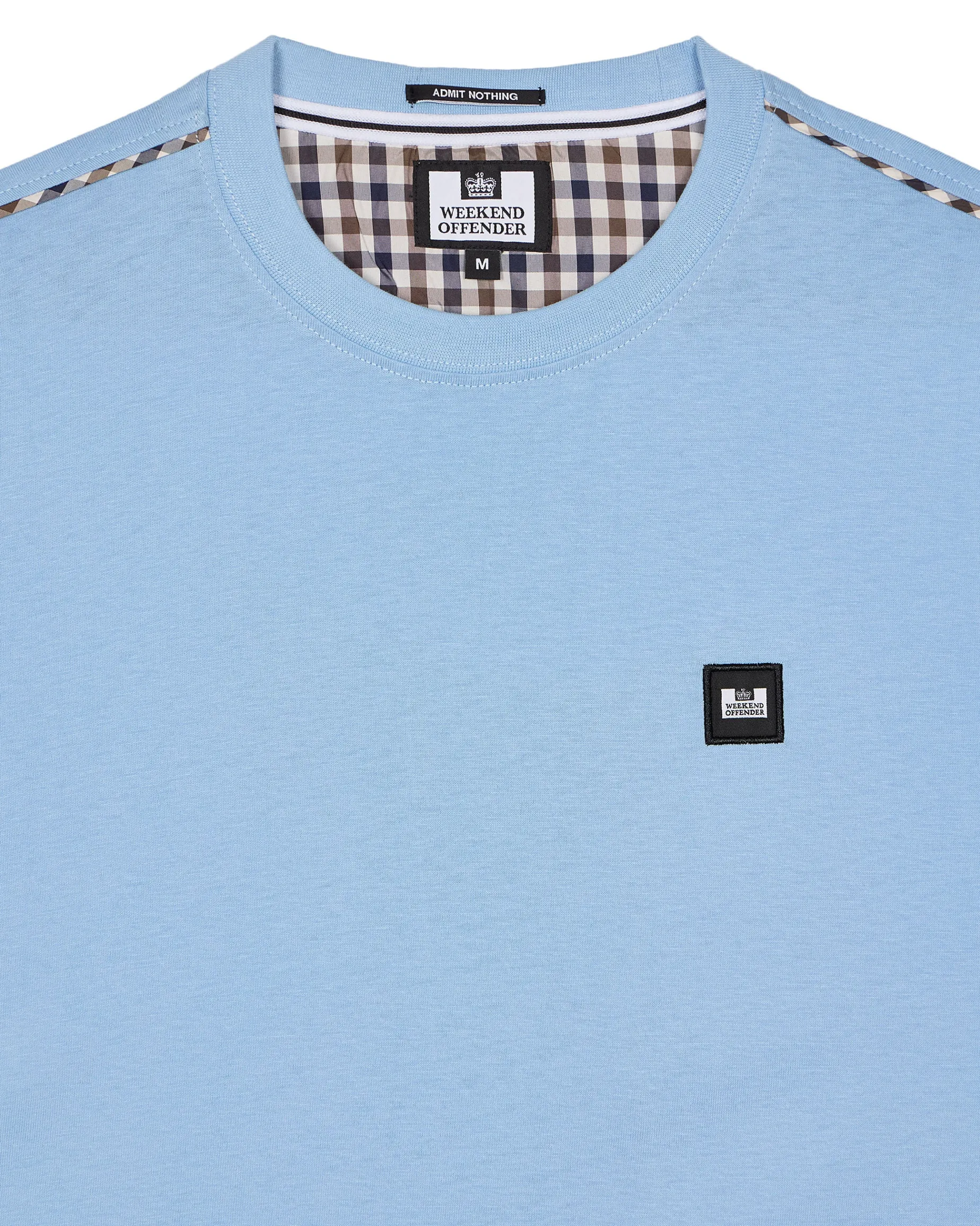 Plus Size - Manuel T-Shirt Sea Marine Blue/Mid House Check