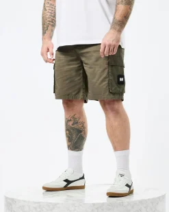 Plus Size - Mascia Cargo Shorts Castle Green