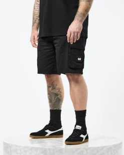 Plus Size - Mascia Cargo Shorts Black