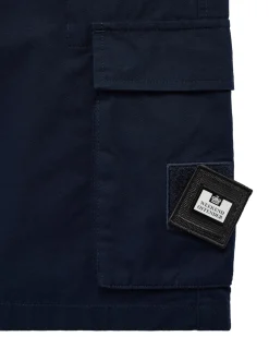 Plus Size - Mascia Cargo Shorts Navy