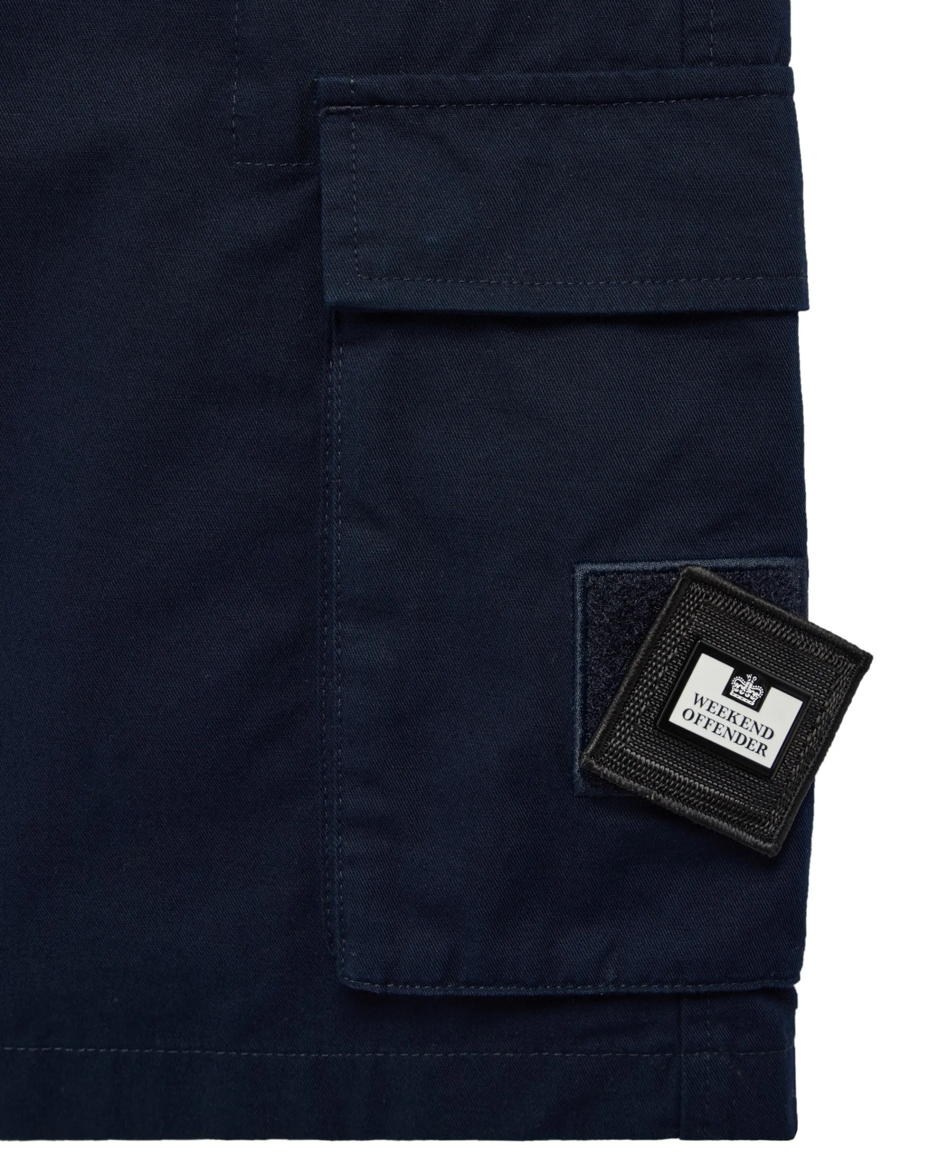 Plus Size - Mascia Cargo Shorts Navy