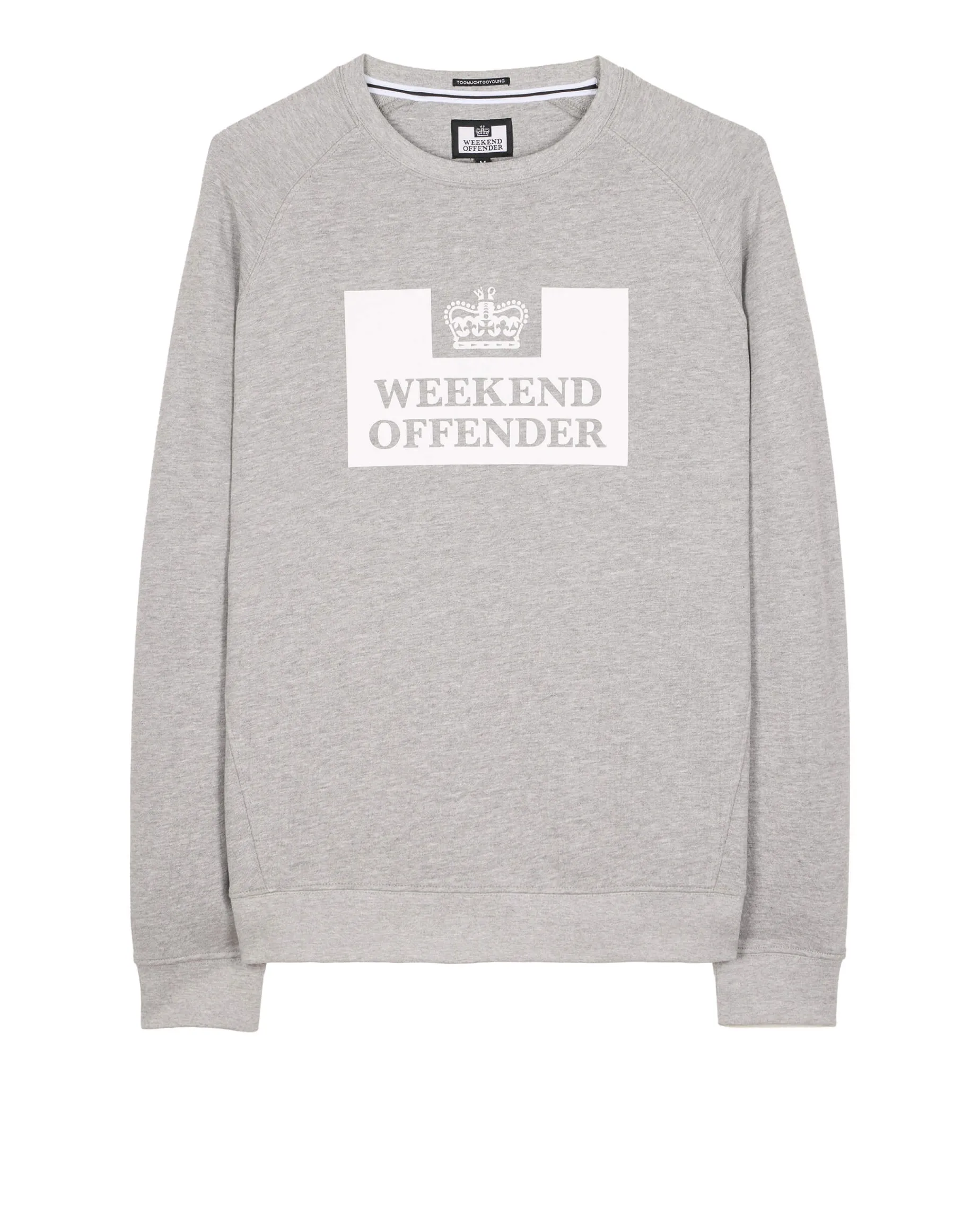 Plus Size - Penitentiary Classic Sweatshirt Grey Marl