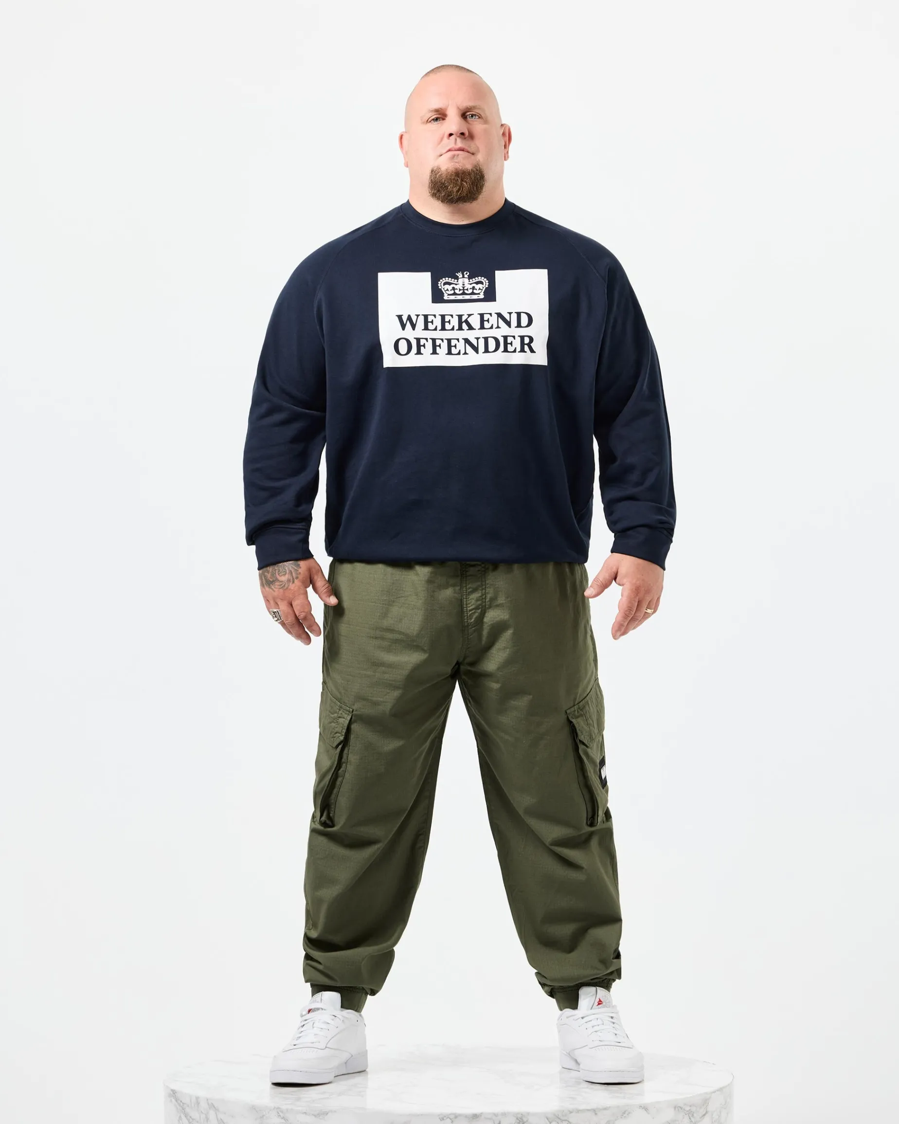 Plus Size - Penitentiary Classic Sweatshirt Navy