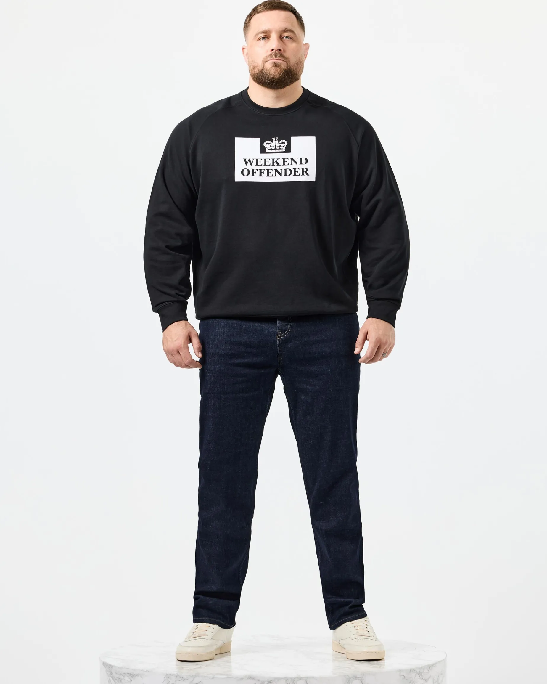 Plus Size - Penitentiary Classic Sweatshirt Black