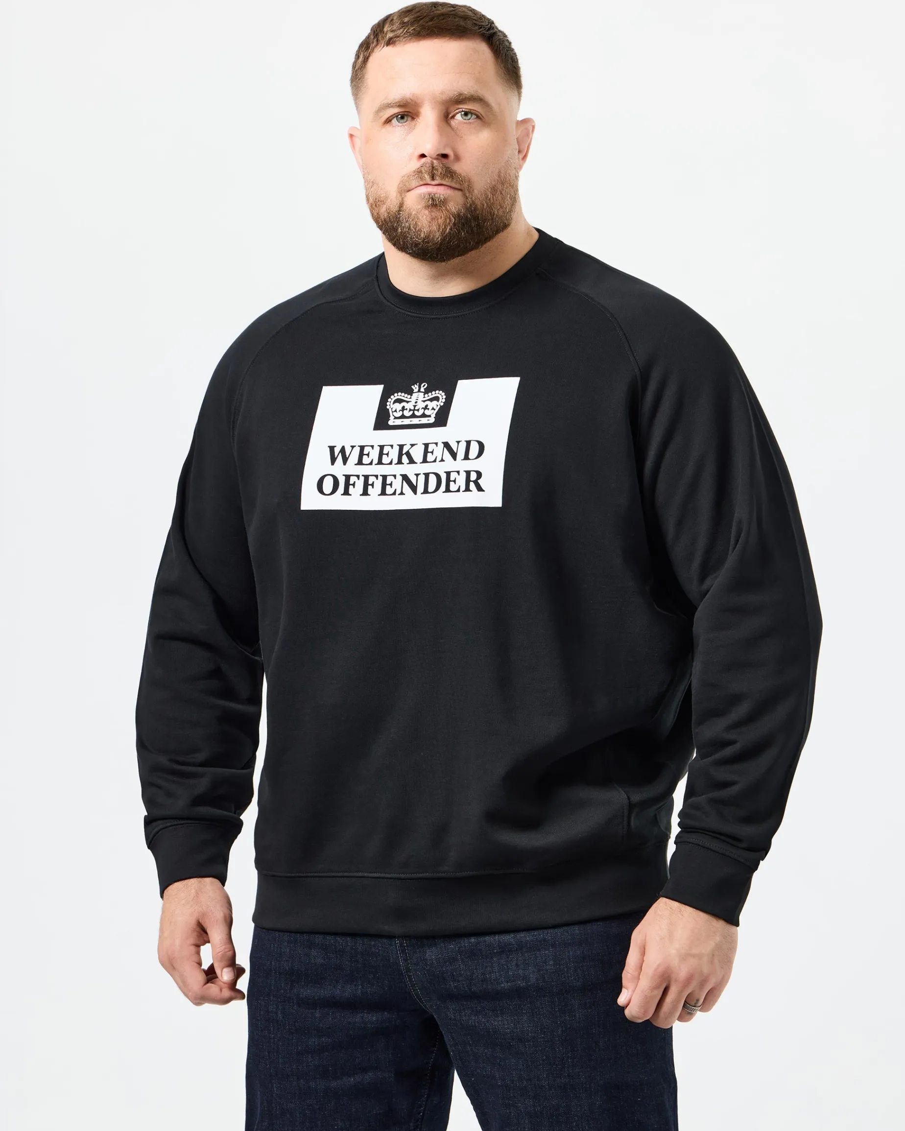 Plus Size - Penitentiary Classic Sweatshirt Black